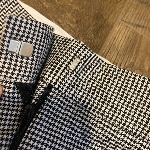 French Connection Women’s 6 Houndstooth Suit Set Black White Preppy Office NWT‎ - Picture 9 of 16